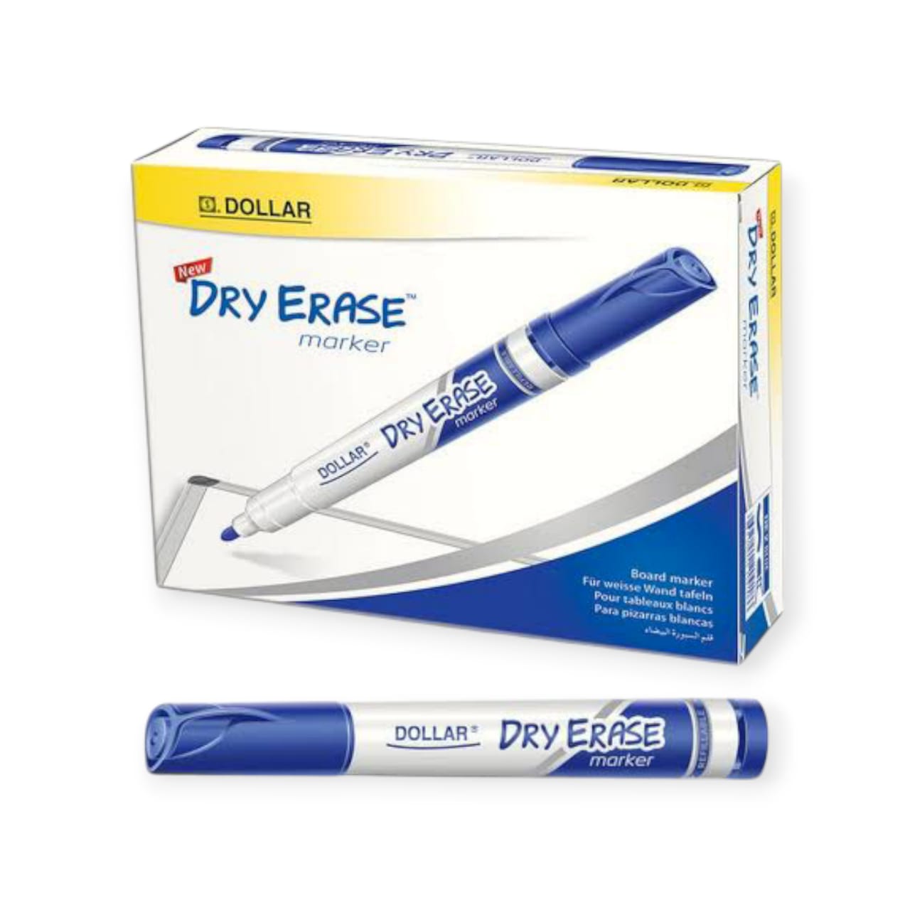 DOLLAR DRY ERASE MARKER BLUE